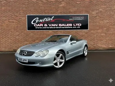 Used Mercedes SL350 245 HP (180 kW) 2005 Silver Cabriolet