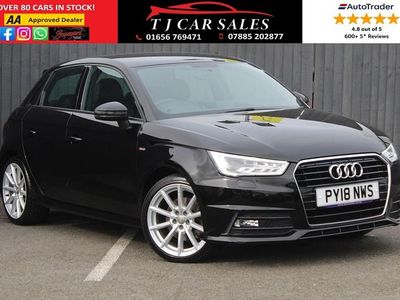 Used Audi A1 S-Line 116 HP (85 kW) 2018 Black Hatchback