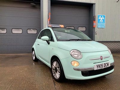 Green Used 2015 Fiat 500 Lounge Hatchback | £3,990 (Fair price)
