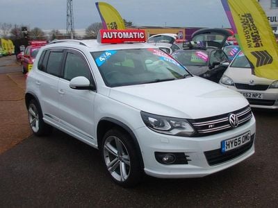 Used VW Tiguan R-line 150 HP (110 kW) 2015 White SUV