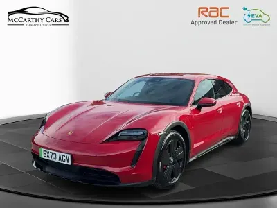 Used Porsche Taycan Performance Package 419 kW (571 HP) 2023 Red Sedan