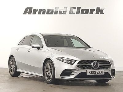 Begagnad Mercedes A180 AMG Line Premium 116 HK (85 kW) 2019 Silver Halvkombi