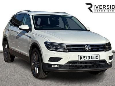 White Used 2021 VW Tiguan Allspace SEL SUV | £23,996 (Fair price)