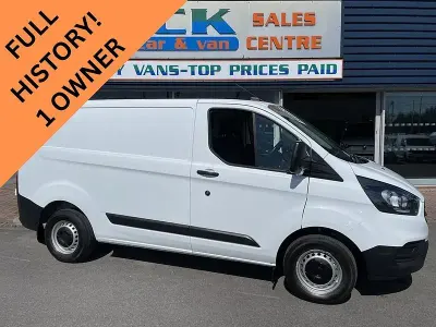 Used Ford Transit Custom S 128 HP (94 kW) 2022 Frozen white (solid paint) Van