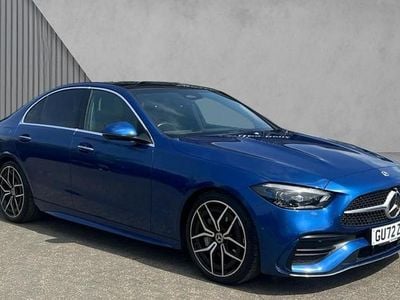 Used Mercedes C300 AMG Line Premium Plus 258 HP (189 kW) 2022 Spectral blue metallic