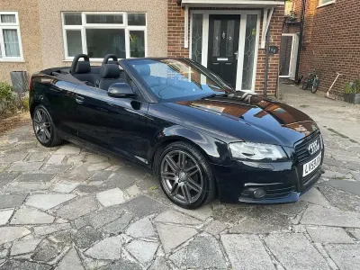 Used Audi A3 Cabriolet Black Edition 160 HP (117 kW) 2009 Black Cabriolet