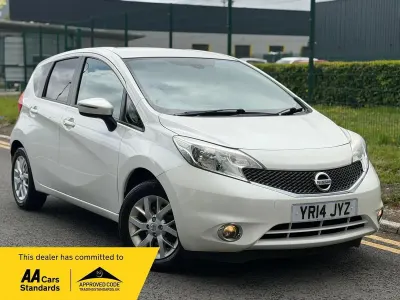 Used Nissan Note Acenta Premium 80 HP (58 kW) 2014 White Hatchback