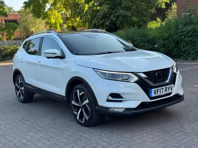 Used Nissan Qashqai Tekna 110 HP (80 kW) 2017 White SUV