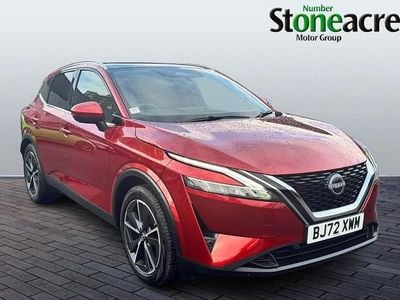 Red Used 2022 Nissan Qashqai Tekna SUV | £19,462 (Fair price)