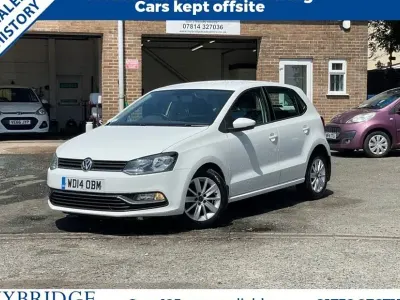 Used VW Polo SE 75 HP (55 kW) 2014 White Hatchback