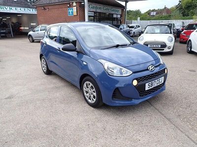 Blue Used 2017 Hyundai i10 Hatchback | £4,850 (Fair price)