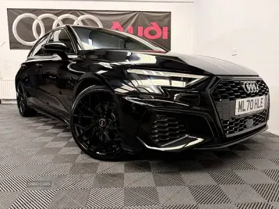 Used Audi A3 S-Line 184 HP (135 kW) 2020 Black Sedan