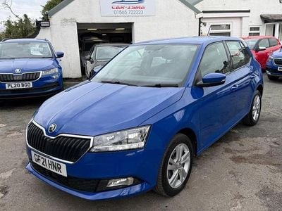 Used Skoda Fabia SE 60 HP (44 kW) 2021 Blue Hatchback
