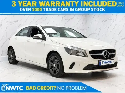 Used Mercedes A180 Executive 122 HP (89 kW) 2017 White Hatchback