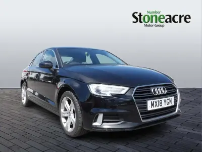 Used Audi A3 Sport 150 HP (110 kW) 2018 Black Sedan