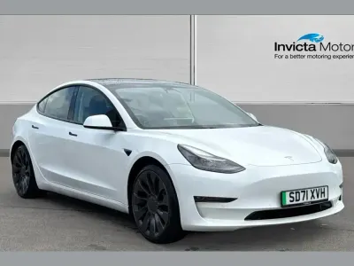Usado Tesla Model 3 Performance 461 kW (627 HP) 2021 Branco Sedan