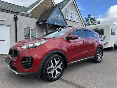 Used Kia Sportage GT-Line 177 HP (130 kW) 2016 Red SUV