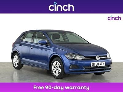 Blue Used 2018 VW Polo SE Hatchback | £10,729 (Fair price)