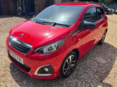 Used Peugeot 108 Allure 82 HP (60 kW) 2016 Red Hatchback