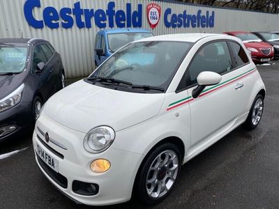 used Fiat 500 1.2 S 3dr with the black steering wheel and newer speedo !!