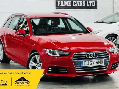 Used Audi A4 Sport 190 HP (139 kW) 2018 Red Estate