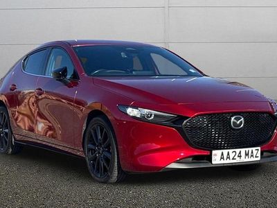 Begagnad Mazda 3 Homura-Line 186 HK (136 kW) 2023 Röd Halvkombi