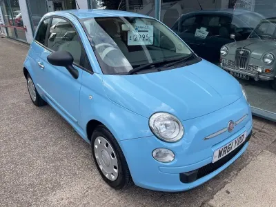 Used Fiat 500 Pop 69 HP (50 kW) 2011 Blue Hatchback