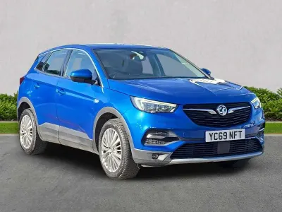 Used Vauxhall Grandland X Business Edition 130 HP (95 kW) 2019 Blue SUV