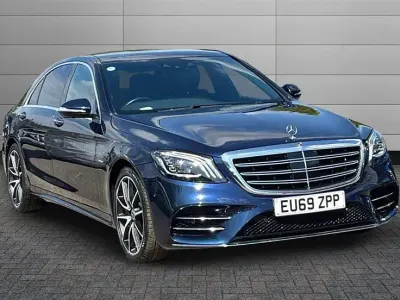 Usado Mercedes S450 Executive 367 HP (269 kW) 2019 Azul Sedan