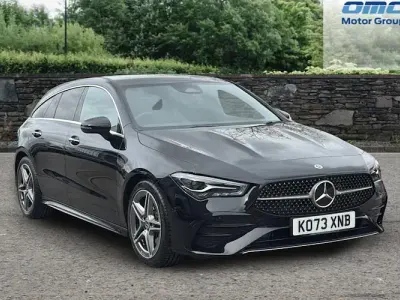 Used Mercedes CLA200 AMG line 163 HP (119 kW) 2024 Black Coupe