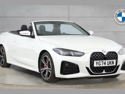 Used BMW 420 Cabriolet M Sport 181 HP (133 kW) 2024 White Cabriolet