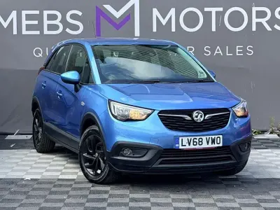 Used Vauxhall Crossland X S 110 HP (80 kW) 2018 Blue SUV