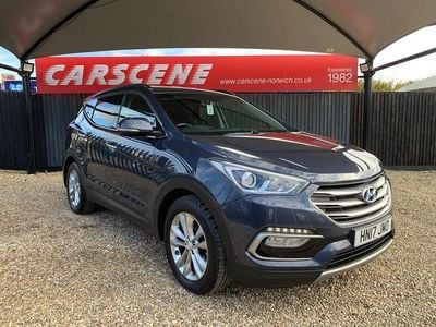 Blue Used 2017 Hyundai Santa Fe Premium SUV | £12,499 (Fair price)