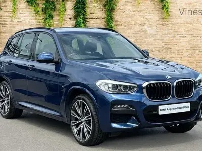 Used BMW X3 M Sport 184 HP (135 kW) 2021 Blue SUV