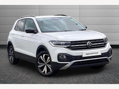 Used VW T-Cross Black Edition 95 HP (69 kW) 2023 White SUV