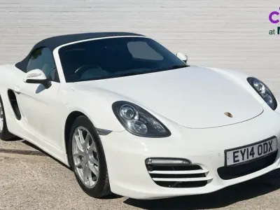 Used Porsche Boxster 265 HP (194 kW) 2014 White Cabriolet