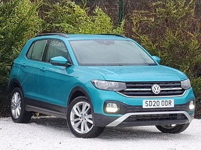 Used VW T-Cross SE 95 HP (69 kW) 2020 Blue SUV