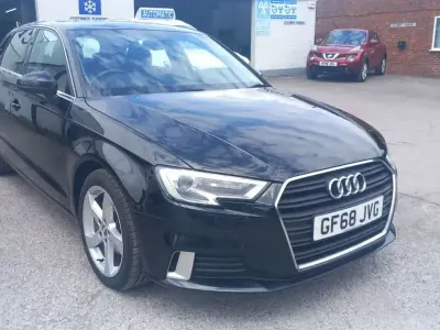 Used Audi A3 Sport 150 HP (110 kW) 2018 Black Sedan