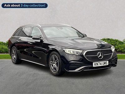 Black Used 2024 Mercedes E200 AMG line Estate | £42,599