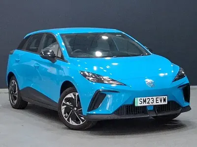 Used MG MG4 EV SE 125 kW (170 HP) 2023 Blue Hatchback