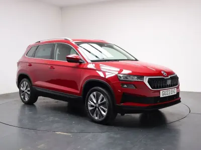 Used Skoda Karoq SE L 150 HP (110 kW) 2023 Red SUV