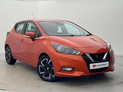 Used Nissan Micra Acenta 91 HP (66 kW) 2021 Orange Hatchback