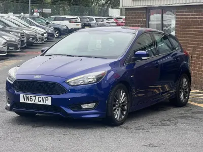 Used Ford Focus ST-Line 2017 Blue Hatchback