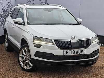 Used Skoda Karoq 150 HP (110 kW) 2018 White SUV