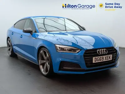 Used Audi A5 Black Edition 2019 Blue Coupe