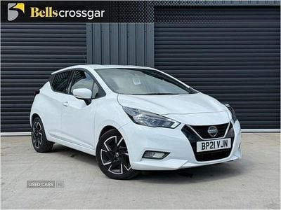 White Used 2021 Nissan Micra Acenta Hatchback | £11,995 (Fair price)