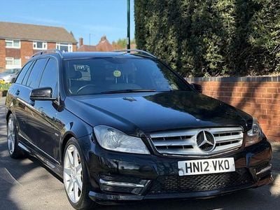 Used Mercedes C220 2012 Black Estate