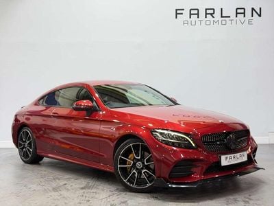 Red Used 2018 Mercedes C200 AMG line Coupe | £15,950 (Fair price)