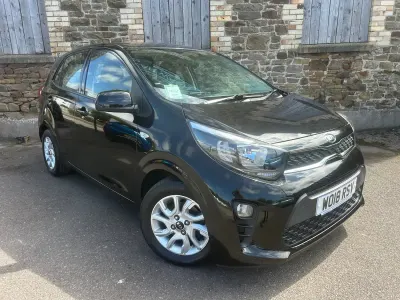 Used Kia Picanto 66 HP (48 kW) 2018 Black Hatchback