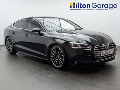 Used Audi A5 Sportback S-Line 150 HP (110 kW) 2020 Black Hatchback